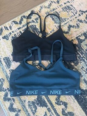 Nike Women's Sports Bra Duo - Black & Dark Teal
